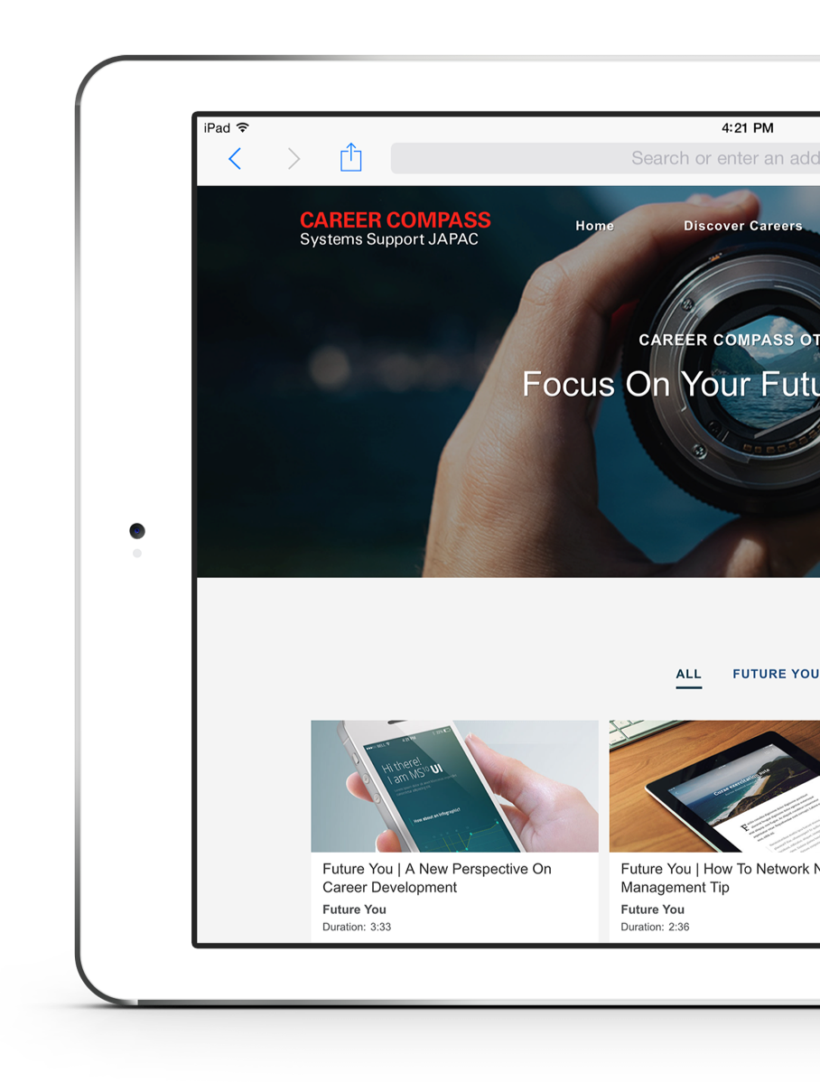 Oracle Career Compass Tablet